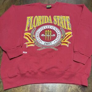 Vintage Florida State University FSU crewneck Sweatshirt XL USA